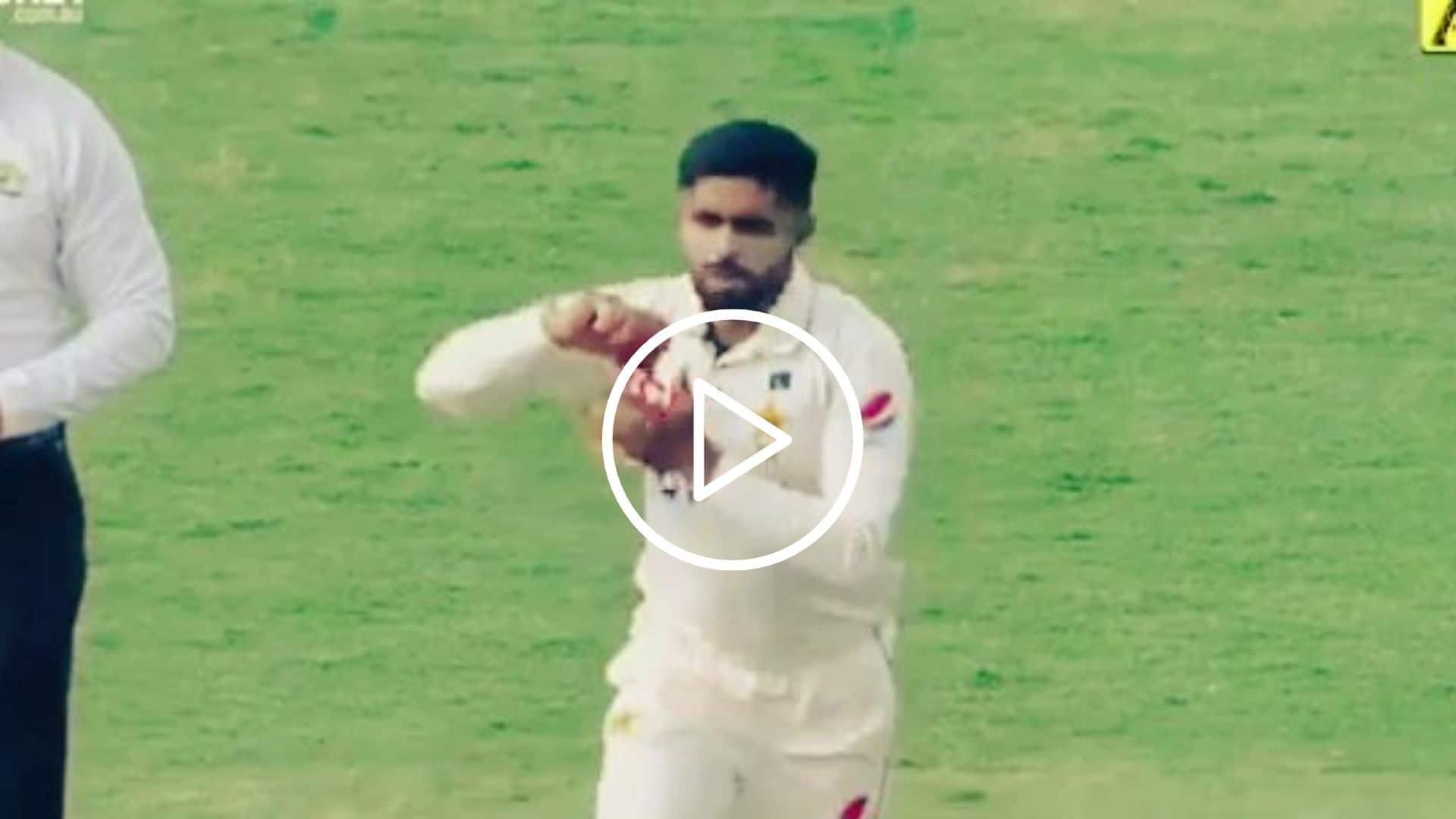 [Watch] Pakistan's Babar Azam Ditches The Bat & Takes Up Bowling vs Australia